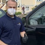 Victoria Home Inspector in COVID-19 PPE